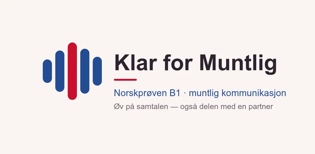 Klar for Muntlig – Norskprøven feature graphic