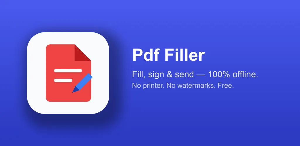 Pdf Filler feature graphic