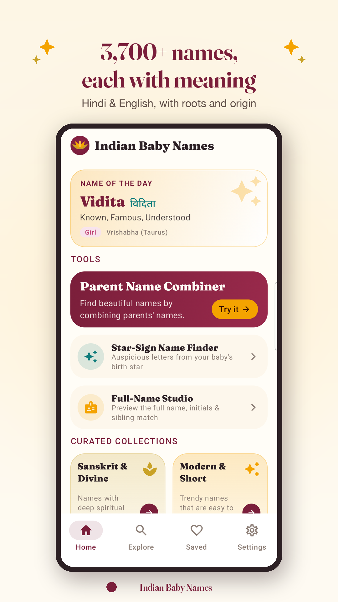 Indian Baby Names screenshot 1 of 6